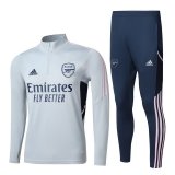 Arsenal 2021-22 Light Grey Soccer Training Suit Men's
