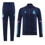 Argentina 2022-23 3 Stars Navy Soccer Jacket + Pants Men's