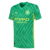 Manchester City 2023-24 Goalkeepr Green Soccer Jerseys Men's