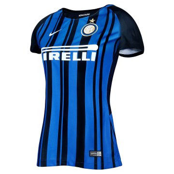 2017-18 Inter Milan Home Women Blue Football Jersey Shirts