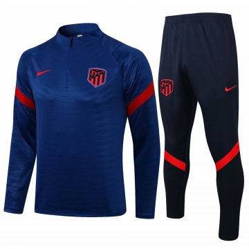Atletico Madrid 2021-22 Blue Football Training Suit Men's