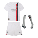 AC Milan Away Soccer Jerseys + Short + Socks Kid's 2023/24
