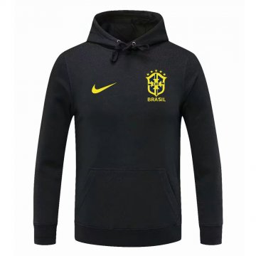 #Hoodie Brazil 2022 Black Pullover Soccer Sweatshirt Men's