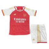 Arsenal 2023-24 Home Soccer Jerseys + Short Kid's