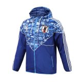 Japan 2023 Blue All Weather Windrunner Soccer Jacket Men's