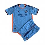 New York City FC 2023-24 Home Soccer Jerseys + Short Kid's
