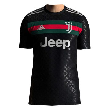 2020-21 Juventus x Gucci Special Edition Black Men Football Jersey Shirts