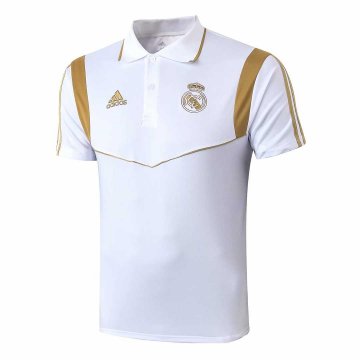 2019-20 Real Madrid White II Men's Football Polo Shirt