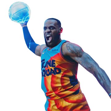 2021 Space Jam 2 A New Legacy #6 LeBron King James Tune Squad Jersey Men's