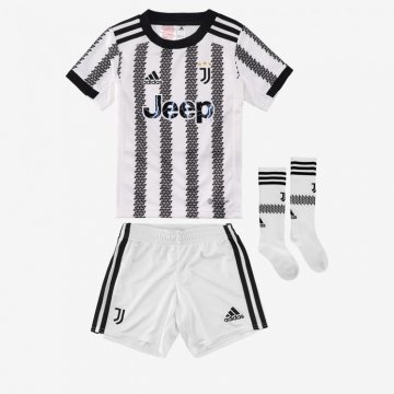 Juventus 2022-23 Home Soccer Jerseys + Short + Socks Kid's