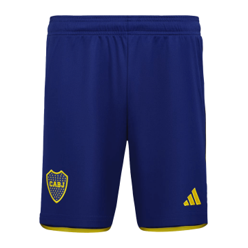 Boca Juniors 2023-24 Home Soccer Shorts Men's