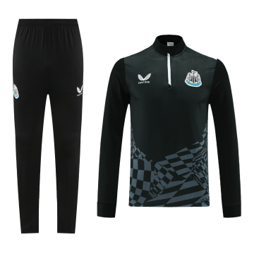 Newcastle United 2023-24 Black Soccer Sweatshirt + Pants Men's