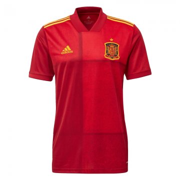 2020 Spain Home Football Jersey Shirts Men's