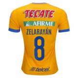 2017-18 Tigres UANL Home Football Jersey Shirts Lucas Zelarayán #8