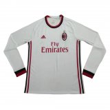 2017-18 AC Milan Away Men LS Football Jersey Shirts