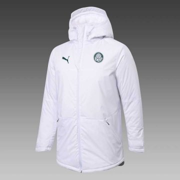 2020-21 Palmeiras White Men's Football Winter Jacket