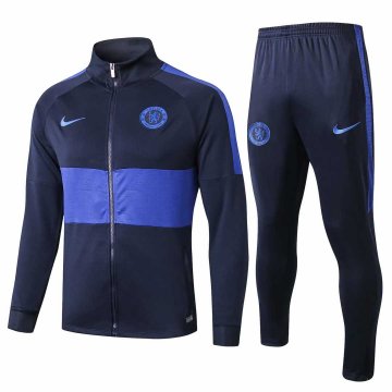 2019-20 Chelsea Navy Men's Football Training Suit(Jacket + Pants)