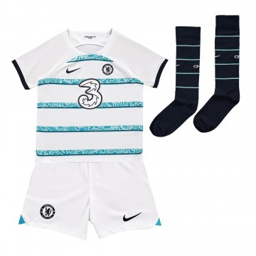 Chelsea 2022-23 Away Soccer Jerseys + Shorts + Socks Kid's