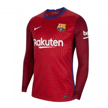 2020-21 Barcelona Goalkeeper Red Men's Football Jersey Shirts