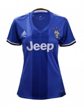 Juventus Women Away Blue Football Jersey Shirts 2016-17 [2017432]
