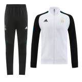 Argentina 2022-23 3 Stars White Soccer Jacket + Pants Men's