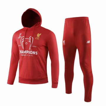 2019-20 Liverpool Hoodie Champions Red Men's Football Training Suit(Sweatshirt + Pants) [46911999]