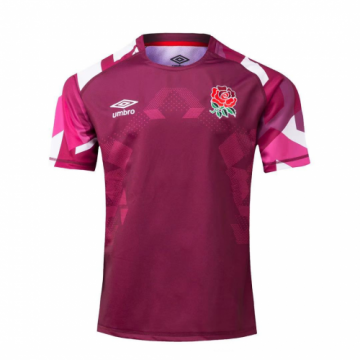 2020-21 England Rugby Red Football Training Shirt Men