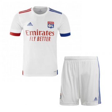 2020-21 Olympique Lyonnais Home Kids Football Kit(Shirt+Shorts)