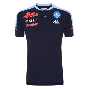 2020-21 Napoli Navy Men's Football Polo Shirt