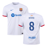#PEDRI #8 Barcelona 2023-24 Away Soccer Jerseys Men's