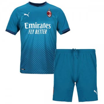 2020-21 AC Milan Third Kids Football Kit (Shirt + Shorts) [9113074]