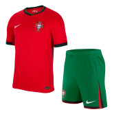 Portugal 2024 Home EURO Soccer Jerseys + Short Men's