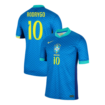 #RODRYGO #10 Brazil 2024 Away Copa America Soccer Jerseys Men's