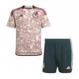 Mexico 2022 Away Soccer Jerseys + Short Kid's