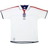 #Retro England 2004 Home Soccer Jerseys Men's