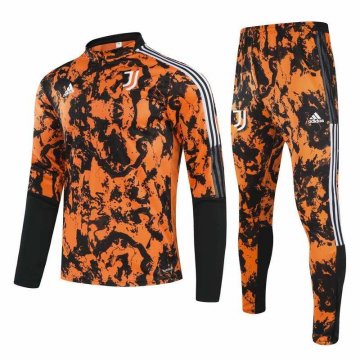 2020-21 Juventus Orange Men's Football Training Suit