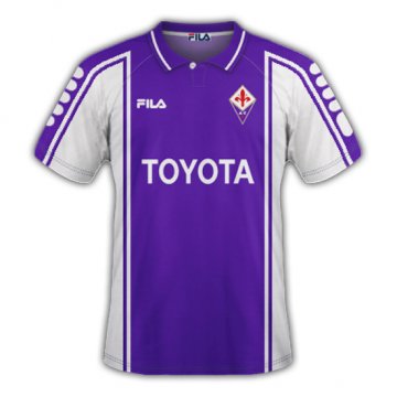 ACF Fiorentina 1999/2000 Retro Home Men's Soccer Jerseys