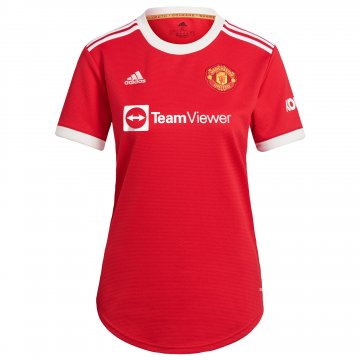 Manchester United 2021-22 Home Women's Soccer Jerseys