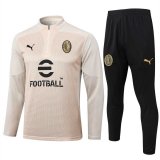 AC Milan 2024-25 Cream Soccer Training Suit Men's