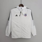 Colo Colo 2022-23 White Soccer Windrunner Jacket Men's
