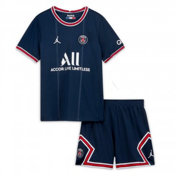 2021-22 PSG Home Kid‘s Football Jersey Shirts + Short
