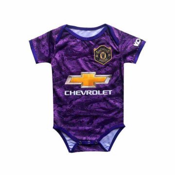 2019-20 Manchester United Camouflage Purple Baby Infant Football Suit