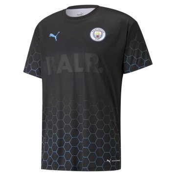 2020-21 Manchester City x BALR Signature Black Men's Football Traning Shirt