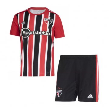 Sao Paulo FC 2022-23 Away Soccer Jerseys + Short Kid's