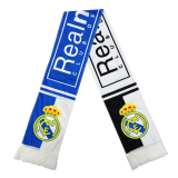 Blue&White Real Madrid Soccer Scarf