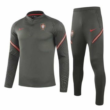 2020-21 Portugal Deep Green Men's Football Training Suit [2020127310]