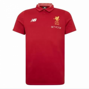 2017-18 Liverpool Core Red Polo Shirt [3917617]