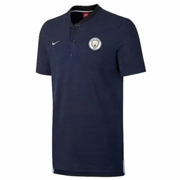 2017-18 Manchester City Navy Grand Slam Polo Shirt