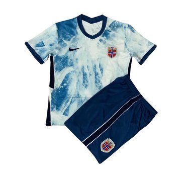 2021-22 Norway Away Football Jersey Shirts + Short Kid's