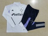 Cruzeiro 2023-24 White Soccer Training Suit Men's